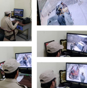 RAMBAN, MAY 3 (UNI):- Police monitoring the movement of vehicles after Facial Recognition System is introduced in Navyug Tunnel in Ramban district of Jammu and Kashmir, on Friday. UNI PHOTO-82U