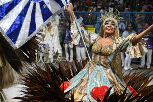 In pics: carnival parade in Rio de Janeiro, Brazil-Xinhua