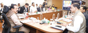 NEW DELHI, 29 (UNI):- Minister of State (I/C) for Science and Technology, Prime Minister's Office, Personnel, Public Grievances and Pensions, Atomic Energy and Space, Dr Jitendra Singh addressing after launching the IGMS 2.0 Public Grievance portal, Tree Dashboard portal and Special Campaign 3.0 at DARPG office, in New Delhi on Friday. UNI PHOTO-103U