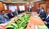 VISAKHAPATNAM, SEP 29 (UNI):- The 41st Annual General Meeting of RINL, chaired by CMD Atul Bhatt, at its Registered Office in Visakhapatnam on  Friday. Neeraj Agrawal, Director, Ministry of Steel (MoS) attended the AGM on behalf of the President of India as authorised nominee. UNI PHOTO-107U