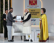 NEW DELHI, DEC 6 (UNI):- Prime Minister Narendra Modi Attends the Hindustan Times Leadership Summit 2025, In New Delhi on Saturday. UNI PHOTO- 106U