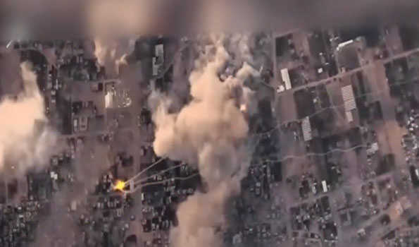 Israeli Military says launched retaliatory airstrikes after incoming ...