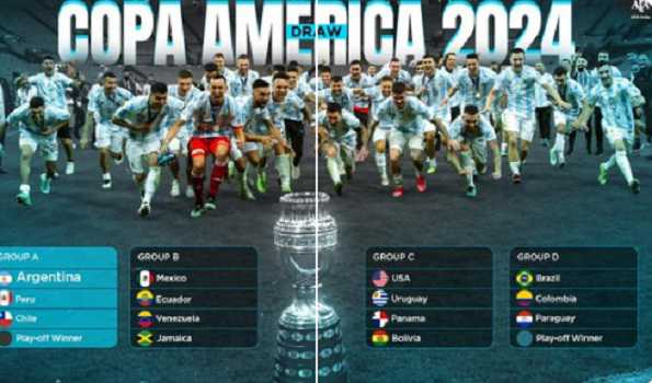 Copa America: Argentina To Face Peru, Chile In Group Stage