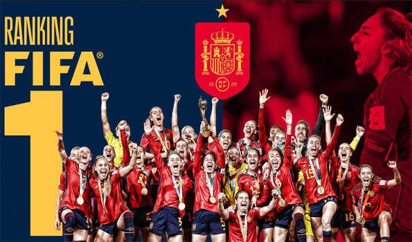 World Champions Spain End 2023 On Top Of FIFA Women's World Rankings