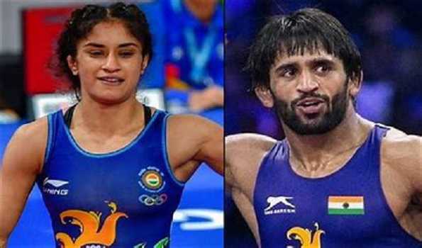 TOPS clears Wrestlers Vinesh Phogat & Bajrang Punia training in ...