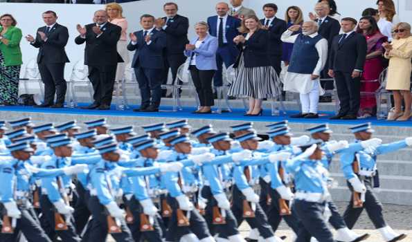 India-France partnership at Bastille Day Parade