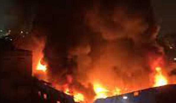 Kolkata: Leather factory & 16 shops destroyed in fire