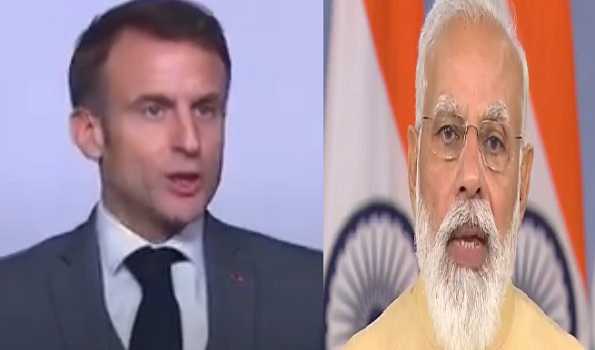 Pm Modi French President Macron To Meet In Jaipur On Thursday