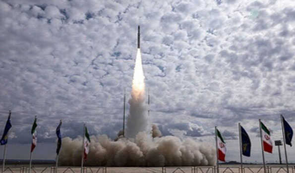 Iran Says It Launches 3 Satellites Into Space