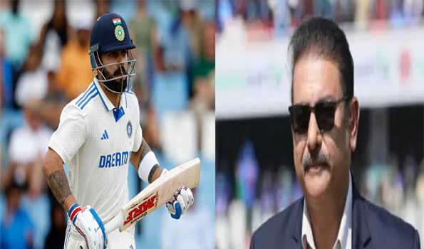 Shastri believes Kohli can turn around his recent poor trot