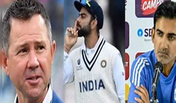 Ponting reacts as Gambhir rebuts form of Kohli & predictions