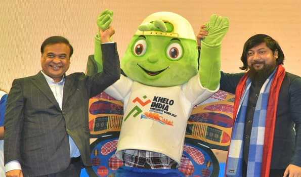 Assam CM launches mascot for Khelo India University Games 2024