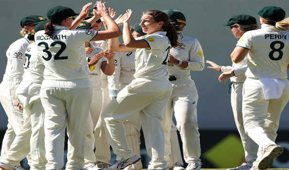 Dominant Australia women shatter records in historic Perth Test