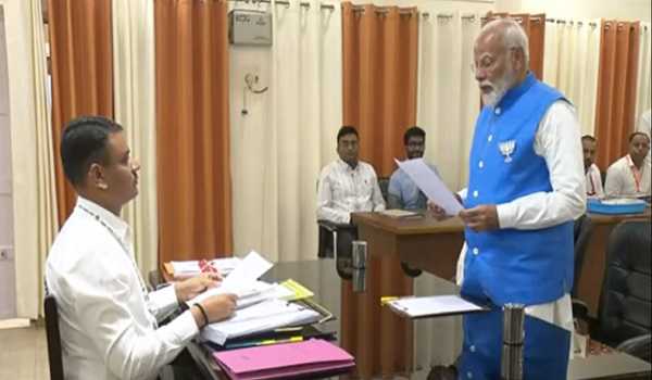 PM Modi Files Nomination From Varanasi