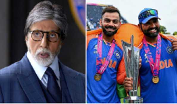 Big B Skips T20 Final, Celebrates India's Win