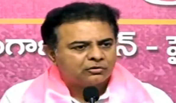 KTR slams Congress: Annapurna Telangana turned into a land of suicides