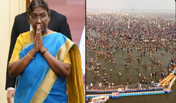 Prez Murmu to take holy dip in Sangam on Feb 10