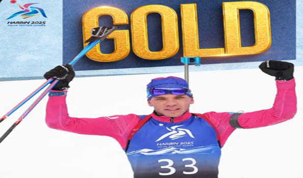 Kazakhstan finishes 1-2 in Asian Winter Games biathlon men's sprint