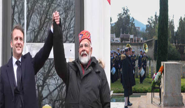 PM Modi, President Macron inaugurate Indian consulate in Marseille, pay tribute to fallen Indian soldiers