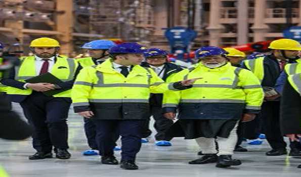 PM Modi, President Macron visit ITER facility, control room of shipping major in Marseille