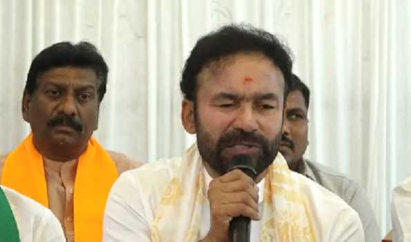 Telangana: Kishan Reddy appeals to people to support BJP in MLC elections