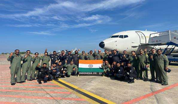 Indian Navy platforms arrive in Indonesia for IFR and Exercise Komodo