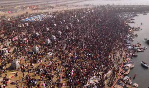 Foreign visitors impressed by healthcare services in Maha Kumbh