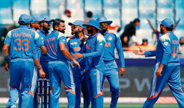 India dominate Bangladesh as Shami picks five, Towhid cracks ton