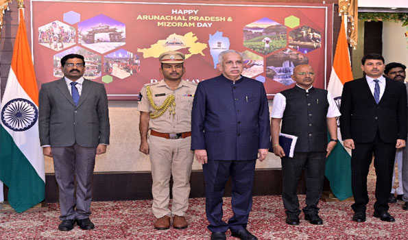 Arunachal Pradesh & Mizoram Statehood Day celebrated at Raj Bhavan in AP