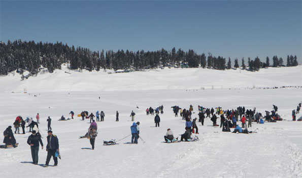 Excited athletes eagerly waiting to participate in Khelo India Winter Games at Gulmarg