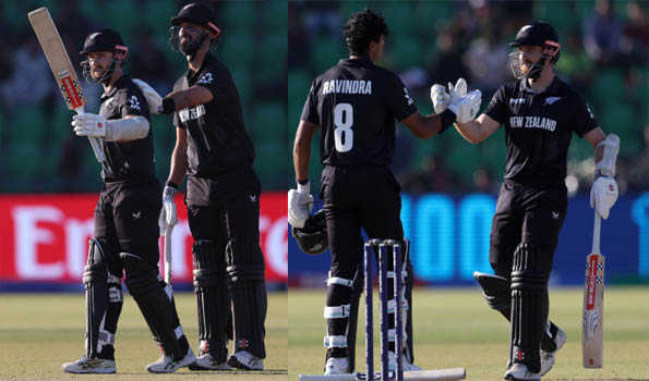 CT: NZ post record 362/6 as Ravindra, Williamson shine against SA in second semifinal