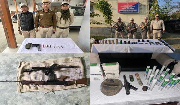 Two nabbed, 32 arms laid down in Manipur