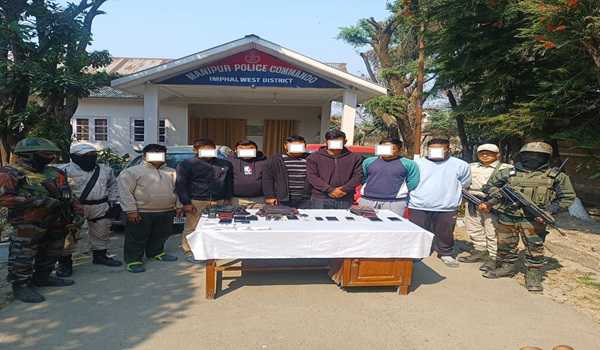 12 militants nabbed in Manipur