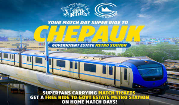 CSK announces spl pacts with Chennai Metro, MTC for IPL 2025