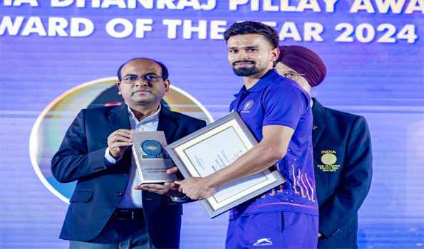 Abhishek reflects on retaining the Hockey India Forward of Year Award