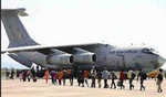 Air Force airlift 576 passengers from Srinagar, Jammu,and Leh