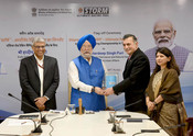 NEW DELHI, FEB 23 (UNI):-Union Minister for Petroleum and Natural Gas, Housing and Urban Affairs, Hardeep Singh Puri chaired a meeting at flagging off ceremony of   Shipment of 'STORM' - Ultimate Racing Fuel, in New Delhi on Friday.UNI PHOTO-217U