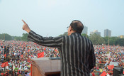KOLKATA, APR 20 (UNI):- CPI (M) State Secretary and Politburo Member Md Salim addresses gathering during CITU , AiKS AIAWU and PBUS organized meeting at Brigade Parade Ground in Kolkata on Sunday. UNI PHOTO-61U KOLKATA, APR 20 (UNI):- CPI (M) State Secretary and Politburo Member Md Salim addresses gathering during CITU , AiKS AIAWU and PBUS organized meeting at Brigade Parade Ground in Kolkata on Sunday. UNI PHOTO-61U