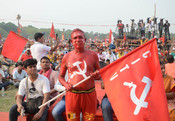 KOLKATA, APR 20 (UNI):- Members of CITU , AIKS, AIAWU and PBUS during the meeting at Brigade Parade Ground in Kolkata on Sunday. UNI PHOTO-65U KOLKATA, APR 20 (UNI):- Members of CITU , AIKS, AIAWU and PBUS during the meeting at Brigade Parade Ground in Kolkata on Sunday. UNI PHOTO-65U