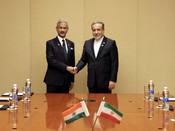 TIANJIN, JULY 15 (UNI):- External Affairs Minister S Jaishankar meeting with his Iranian counterpart Abbas Araghchi, in Tianjin on Tuesday. UNI PHOTO107U TIANJIN, JULY 15 (UNI):- External Affairs Minister S Jaishankar meeting with his Iranian counterpart Abbas Araghchi, in Tianjin on Tuesday. UNI PHOTO107U