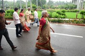 NEW DELHI, JUL 21 (UNI):-Union Finance Minister Nirmala Sitharaman during the Monsoon session of Parliament, in New Delhi on Tuesday. UNI PHOTO PSB41U PREM SINGH
